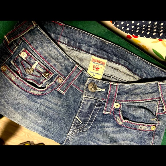 Original True Religion Denim pink stitching 26 - Picture 3 of 10